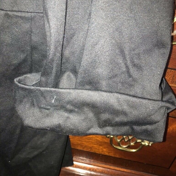 Courtenay Black Spandex Stretch Button Down Blazer Jacket 20W Cuff Sleeves - Picture 9 of 9